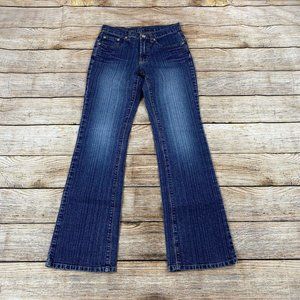 Paddocks Low Rise Bootcut Jeans Women Size 28 Blue Denim Pants Comfort Stretch
